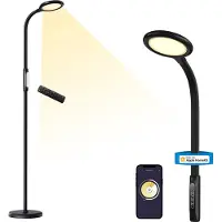 Meross MSL610, slimme vloerlamp, Wi-Fi, zwart, 2700 K, 6000 K, 2,4 GHz