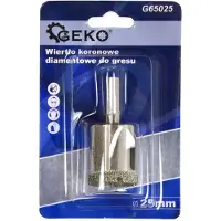 GEKO Diamantboor voor tegels - 25mm - Set van 2 - Geschikt voor nat boren