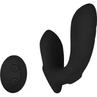 EIS , Vibrator, 'Gebogen Anaal Vibrator', 2 motoren, waterdicht (IPX7), zwart