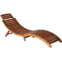 The Living Store Lounge Stoel - Ligbed - Ligbedden 2 st met tafel en kussens massief acaciahout - Tuinset - Acacia Hout - Buitendecoratie
