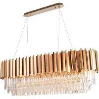 Toolight 312355 Hanglamp Goud 60X30X38Cm