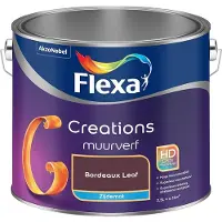 Flexa - Creations Muurverf Zijdemat - Bordeaux Leaf - Mengverf - 2,5 L