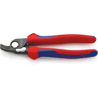 Knipex 95 22 165 Kabelschaar Geschikt voor (striptechniek) Aluminium- en koperkabel, een- en meerdraads 15 mm 50 mm² 0