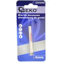 GEKO Diamantboor - Tegels - 6mm - Voor nat boren - 10 stuks per verpakking