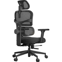 Schaffenburg ergonomische bureaustoel met ongeëvenaarde comfort en ergonomie. Kleur zwart. NEN-EN 1335 gecertificeerd