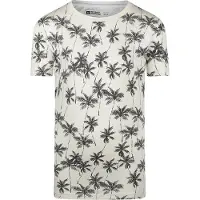 No Way Monday T-shirt ecru Jongens Stretchkatoen Ronde hals All over print - maat 158