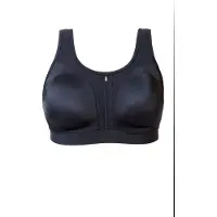 Q-Linn High impact Sport BH (zonder beugel) Cannes, Black / zwart, maat: 110B