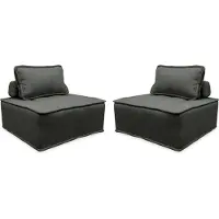Sweeek 1 zitsbank, set van 2 Grijs