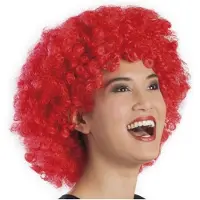 Funny fashion Krullende rode pruik