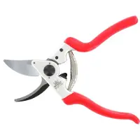 Metallo Linkshandige Snoeischaar - Ergonomisch - Carbon Gehard Staal - 215 mm - Rood
