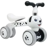 Ecotoys Binnen/Buiten Loopfiets Hond - Krasvrije Wielen - 10-36 mnd