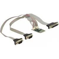 DeLOCK Module MiniPCIe I/O PCIe full size 2 x Serial RS-232 + 1 x Parallel