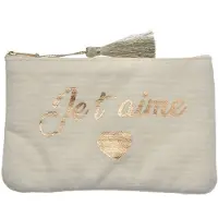 Juleeze Toilettas Dames 17x11 cm Wit Synthetisch