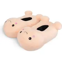 EasyToys Online Only Penisvormige Slippers met Smiley Face - Beige