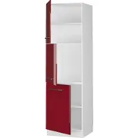 Vicco Fame-Line Ovenombouwkast – 60 cm Bordeauxrode hoogglans