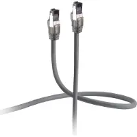 Flexline -Patchkabel cat. 6A Armored (Trittfest), U/FTP, grau, 3m
