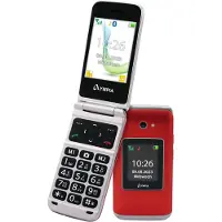 Olympia Vitus 4G (2.80", 16000 MB, 0.30 Mpx, 4G), Sleutel mobiele telefoon, Rood