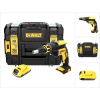 DeWalt Boormachine + slagboor, DCF 620 NT Snoerloze droogbouwschroevendraaier 18 V 30 Nm borstelloos + 1x oplaadbare batterij 2.0 (Oplaadbare batterij)