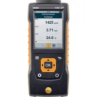 Testo 440 dP Gasdrukmeter Luchtdruk, Verlichtingssterkte, Koolstofdioxide, Temperatuur, Windkracht -150 - +150 hPa