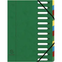 Exacompta - HARMONIKA - Voorordner - Met Uitrekbare Rug - Groen