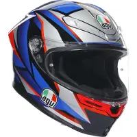 AGV K6 S Slashcut Zwart/Blauw/Rood S, unisex