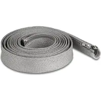 Annan Tillverkare polyester kabelsleeve met ritssluiting | 30mm | hittebestendig | grijs | 3 meter