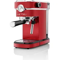 Eta Siebträgermachine STORIO ETA618190030, retro design, rood, 1350W, max. 20 bar, thermoblock