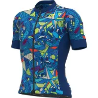 ALÉ - Pragma Over S/S Jersey - Fietsshirt 3XL, blauw