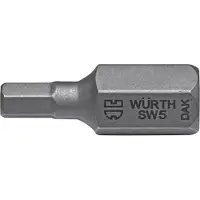 Würth - Binnenzeskantbit 10 mm - Bit, binnenzeskant x 5 st -