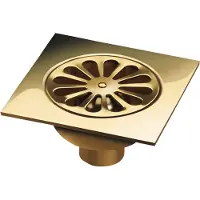 Van den Berg Afvoerputten Messing doucheput 150 x 150 mm