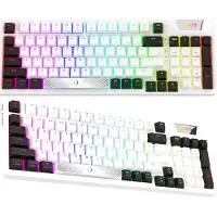 Nikcorp Adara - Gaming Toetsenbord - Led RGB - Bedraad - USB - Meganisch Toetsenbord - Aanpasbaar