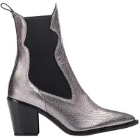 Unisa Maple_Mar leren cowboylaarzen zilver female | Maat: 38