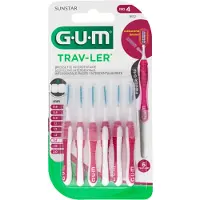 Gum 3x Trav-Ler Ragers Aubergine 1.4mm 6 stuks