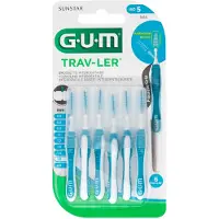 Gum 3x Trav-Ler Ragers Blauw 1.6mm 6 stuks