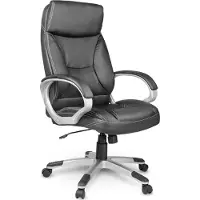 Sofotel EG-223 - Bureaustoel - Ergonomisch - Eco-leder - Zwart & Wit Contrast
