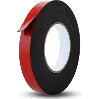 Intirilife Dubbelzijdige foam tape zwart - Afmeting: 8mmx30m - Montagetape Heavy duty tape Extra sterk