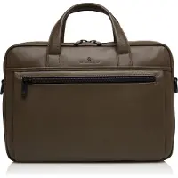 Castelijn & beerens Nappa X Charlie Aktetas RFID Leer 41 cm Laptopcompartiment olijf