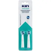 Kin Total Clean Electric Opzetborstels 2 Eenheden