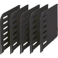 Styro scheidingswand, voor sorteerstation Styrorac, 5 stuks, zwart
