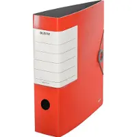 Leitz kwaliteitsordner SOLID, A4, rugbreedte 82 mm, lichtrood