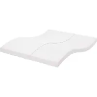 vidaXL Schuimmatras 7 zones hardheid 20 ILD 200x210 cm wit