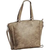Daniel ray Sumter Laptoptas / Schoudertas - Grote Shopper met Laptopvak 15,6 inch - Beige