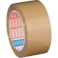 TESA Verpakkingstape 4124 tesapack - PVC - hoogwaardige kwaliteit - B 50 mm x L 66 m - bruin - 6 rollen