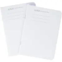 Herlitz Schrift A6 Gestipt Papier Wit Niet geperforeerd 80 Pagina's