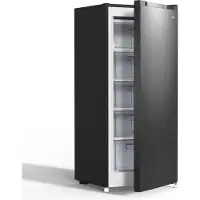 Chiq FSD160D4E - Vrijstaande Vriezers - 145 Liter - 5 Vrieslades - Energieklasse E - RVS - Zwart - 12 Jaar Garantie op Compressor