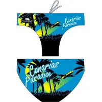 Turbo Paradise Canary Island Swimming Brief Blauw,Zwart 5XL Man