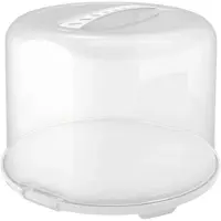 Rotho - Fresh - Taartdoos XL - 35.5x34.5x26 cm - Wit/Transparant