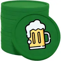 Combicraft Biermunten / Consumptiemunten Donker groen - Ø29mm enkelzijdig bedrukt - 100 stuks