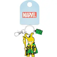 Peers Hardy Avengers Loki Silicone Green and Yellow Keychain