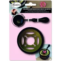Aladine zegelwas set - Lepel en verwarmer voor creatieve projecten.